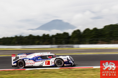 Alexander Wurz (AUT) / Stephane Sarrazin (FRA) / Kazuki Nakajima (JPN) / drivers of car #7 LMP1 Toyota Racing (JPN) Toyota TS 040 - Hybrid Free Practice 1 at Fuji Speedway - Shizuoka Prefecture - Japan