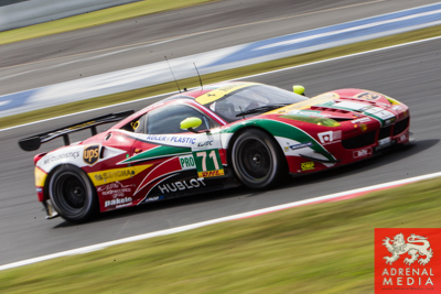 Davide Rigon (ITA) / James Calado (GBR) / drivers of car #71 LMGTE PRO AF Corse (ITA) Ferrari F458 Italia Free Practice 1 at Fuji Speedway - Shizuoka Prefecture - Japan
