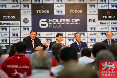 Press Conference held by Gerard Neveu CEO at Fuji Speedway - Shizuoka Prefecture - Japan