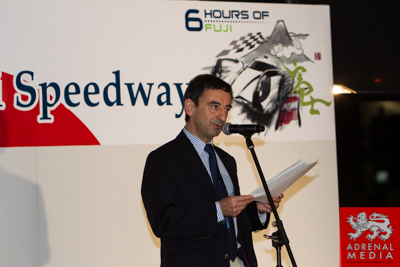 Pierre Fillon at the Fuji Welcome Cocktails at Fuji Speedway - Shizuoka Prefecture - Japan