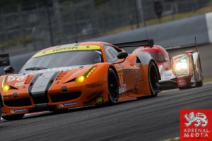 Gianluca Roda (ITA) / Paolo Ruberti (ITA) Jeffrey Segal (USA) / drivers of car #90 LMGTE AM 8 Star Motorsports (USA) Ferrari F458 Italia Practice 3 at Fuji Speedway - Shizuoka Prefecture - Japan