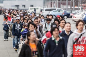 Pit Walk and Autograph Session for the fans at Fuji Speedway - Shizuoka Prefecture - Japan