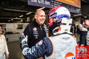 Paul Dalla Lana (CAN) / Pedro Lamy (PRT) / Christoffer Nygaard (DNK) / drivers of car #98 LMGTE AM Aston Martin Racing (GBR) Aston Martin Vantage V8 Qualifies pole for the LMGTE AM at Fuji Speedway - Shizuoka Prefecture - Japan