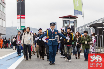 Pit Walk opening for the fans at Fuji Speedway - Shizuoka Prefecture - Japan