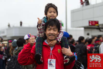 Pit walk and Autograph for the fans at Fuji Speedway - Shizuoka Prefecture - Japan