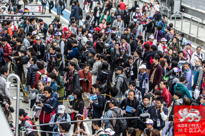 Autograph session for the fans to meet the drivers at Fuji Speedway - Shizuoka Prefecture - Japan