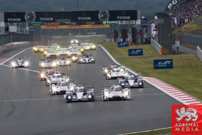 Start of the race at Fuji Speedway - Shizuoka Prefecture - Japan