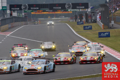 Start of the race at Fuji Speedway - Shizuoka Prefecture - Japan