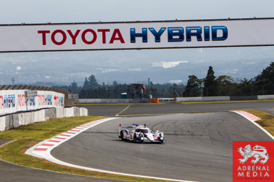 Anthony Davidson (GBR) / Nicolas Lapierre (FRA) / Sebastien Buemi (CHE) / drivers of car #8 LMP1 Toyota Racing (JPN) Toyota TS 040 - Hybrid at Fuji Speedway - Shizuoka Prefecture - Japan