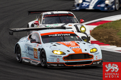 Kristian Poulsen (DNK) / David Heinemeir Hansson (DNK) / drivers of car #95 LMGTE AM Aston Martin Racing (GBR) Aston Martin Vantage V8 at Fuji Speedway - Shizuoka Prefecture - Japan