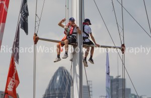 Pyro1 - Clipper Round the World Race, St Katherine Docks  12th July 2014