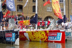 Pyro1 - Clipper Round the World Race, St Katherine Docks  12th July 2014