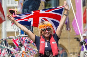 Pyro1 - Clipper Round the World Race, St Katherine Docks  12th July 2014