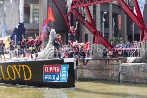 Pyro1 - Clipper Round the World Race, St Katherine Docks  12th July 2014