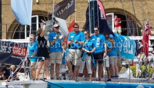 Pyro1 - Clipper Round the World Race, St Katherine Docks  12th July 2014