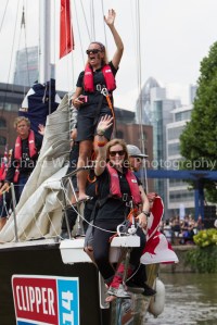 Pyro1 - Clipper Round the World Race, St Katherine Docks  12th July 2014