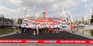 Pyro1 - Clipper Round the World Race, St Katherine Docks  12th July 2014