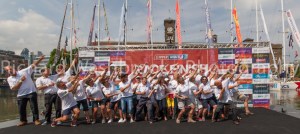 Pyro1 - Clipper Round the World Race, St Katherine Docks  12th July 2014