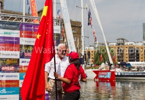 Pyro1 - Clipper Round the World Race, St Katherine Docks  12th July 2014