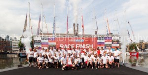 Pyro1 - Clipper Round the World Race, St Katherine Docks  12th July 2014
