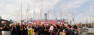 Pyro1 - Clipper Round the World Race, St Katherine Docks  12th July 2014