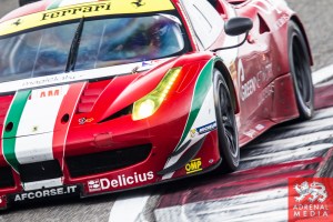 Gianluca Roda (ITA) / Paolo Ruberti (ITA) / Matteo Cressoni (ITA) / Car #90 LMGTE AM 8 Star Motorsports (USA) Ferrari F458 Italia Free Practice 1 - 6 Hours of Shanghai at Shanghai International Circuit - Shanghai - China