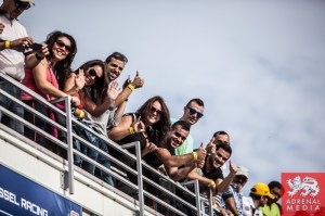 fans watching the Qualifying 2 LMP2 at Circuito Estoril - Cascais - Portugal