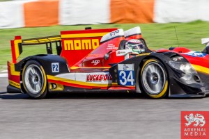 Michel Frey (CHE) / Franck Mailleux (FRA) / Patric Niederhauser (CHE) drivers of car #34 RACE PERFORMANCE  (CHE) Oreca 03 - Judd Race at Circuito Estoril - Cascais - Portugal