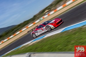 Mads Rasmussen (DNK) / Filipe Barreiros (PRT) / Francisco Guedes (PRT) drivers of car #63 AF CORSE  (ITA) Ferrari F458 Italia GT3 Race at Circuito Estoril - Cascais - Portugal