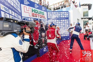 LMGTE Andrea Bertolini (ITA) / Viktor Shaitar (RUS) / Sergey Zlobin (RUS) drivers of car #72 SMP RACING  (RUS) Ferrari F458 Italia, Piergiuseppe Perazzini (ITA) / Marco Cioci (ITA) / Michael Lyons (GBR) drivers of car #54 AF CORSE  (ITA) Ferrari F458 Ital