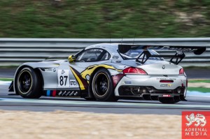 Bas Leinders (BEL) / Markus Paltalla (FIN) / Henry Hassid (FRA) drivers of car #87 BMW SPORT TROPHY MARC VDS  (BEL) BMW Z4 GT3 Free Practice 1 at Circuito Estoril - Cascais - Portugal