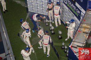LMP1 podium celebration Race - 6 Hours of Shanghai at Shanghai International Circuit - Shanghai - China