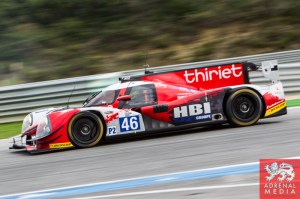 Pierre Thiriet (FRA) / Ludovic Badey (FRA) / Tristan Gommendy (FRA) drivers of car #46 THIRIET BY TDS RACING  (FRA) Ligier JS P2 - Nissan Free Practice 2 at Circuito Estoril - Cascais - Portugal