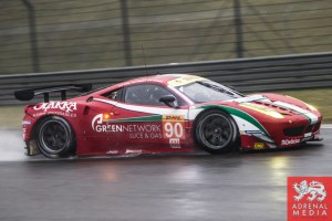 Gianluca Roda (ITA) / Paolo Ruberti (ITA) / Matteo Cressoni (ITA) / drivers of car #90 LMGTE AM 8 Star Motorsports (USA) Ferrari F458 Italia Free Practice 2 - 6 Hours of Shanghai at Shanghai International Circuit - Shanghai - China