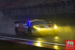 Davide Rigon (ITA) / James Calado (GBR) / drivers of car #71 LMGTE PRO AF Corse (ITA) Ferrari F458 Italia Free Practice 2 - 6 Hours of Shanghai at Shanghai International Circuit - Shanghai - China
