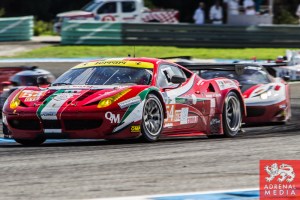Piergiuseppe Perazzini (ITA) / Marco Cioci (ITA) / Michael Lyons (GBR) drivers of car #54 AF CORSE  (ITA) Ferrari F458 Italia Race at Circuito Estoril - Cascais - Portugal