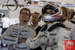 Romain Dumas (FRA) Porsche garage Qualifying - LMP1 & LMP2 - 6 Hours of Shanghai at Shanghai International Circuit - Shanghai - China