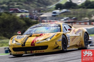 Adrien De Leener (BEL) / Cedric Sbirrazzuoli (MCO) / - drivers of car #95 AF CORSE  (ITA) Ferrari F458 Italia GT3 Race at Circuito Estoril - Cascais - Portugal