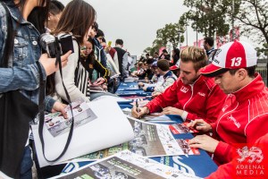 Dominik Kraihamer (AUT) and Nicolas Prost (FRA) Autograph Session - 6 Hours of Shanghai at Shanghai International Circuit - Shanghai - China
