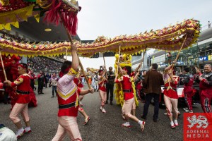 Grid Ambience, Traditional Chinese Dragon, Dancers and Performers. Race - 6 Hours of Shanghai at Shanghai International Circuit - Shanghai - China