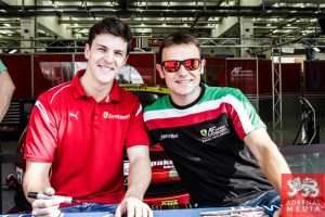 Davide Rigon (ITA) / James Calado (GBR) / Car #71 LMGTE PRO AF Corse (ITA) Ferrari F458 Italia - 6 Hours of Bahrain at Bahrain International Circuit (BIC) - Sakhir - Kingdom of Bahrain