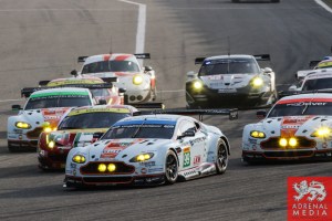 Alex MacDowall (GBR) / Abdulaziz Al Faisal (SAU) / Fernando Rees (BRA) / Car #99 LMGTE PRO Aston Martin Racing (GBR) Aston Martin Vantage V8 - 6 Hours of Bahrain at Bahrain International Circuit (BIC) - Sakhir - Kingdom of Bahrain