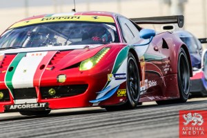 Stephen Wyatt (AUS) / Michele Rugolo (ITA) / Andrea Bertolini (ITA) / Car #81 LMGTE AM AF Corse (ITA) Ferrari F458 Italia - 6 Hours of Bahrain at Bahrain International Circuit (BIC) - Sakhir - Kingdom of Bahrain