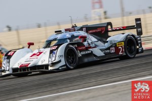 Marcel Fassler (CHE) / Andre Lotterer (DEU) / Benoit Treluyer (FRA) / Car #2 LMP1 Audi Sport Team Joest (DEU) Audi R18 e-tron quattro - 6 Hours of Bahrain at Bahrain International Circuit (BIC) - Sakhir - Kingdom of Bahrain