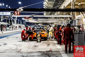 Stephen Wyatt (AUS) / Michele Rugolo (ITA) / Andrea Bertolini (ITA) / Car #81 LMGTE AM AF Corse (ITA) Ferrari F458 Italia - 6 Hours of Bahrain at Bahrain International Circuit (BIC) - Sakhir - Kingdom of Bahrain