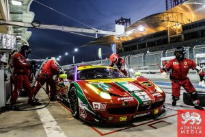 Davide Rigon (ITA) / James Calado (GBR) / Car #71 LMGTE PRO AF Corse (ITA) Ferrari F458 Italia - 6 Hours of Bahrain at Bahrain International Circuit (BIC) - Sakhir - Kingdom of Bahrain