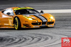 Alexander Talkanitsa (BLR) / Alessandro Pier Guidi (ITA) / Jeffrey Segal (USA) / Car #61 LMGTE AM AF Corse (ITA) Ferrari F458 Italia - 6 Hours of Bahrain at Bahrain International Circuit (BIC) - Sakhir - Kingdom of Bahrain