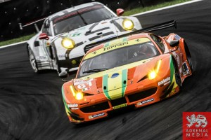 Emerson Fittipaldi (BRA) / Alessandro Pier Guidi (ITA) / Jeffrey Segal (USA) / Car #61 LMGTE AM AF Corse (ITA) Ferrari F458 Italia - 6 Hours of Sao Paulo at Interlagos Circuit - Sao Paulo - Brazil