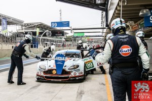 Alex MacDowall (GBR) / Darryl O'Young (CAN) / Fernando Rees (BRA) / Car #99 LMGTE PRO Aston Martin Racing (GBR) Aston Martin Vantage V8 - 6 Hours of Sao Paulo at Interlagos Circuit - Sao Paulo - Brazil