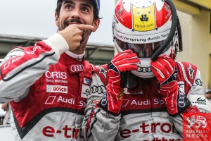 Lucas Di Grassi (BRA) / Loic Duval (FRA) / Tom Kristensen (DNK) / Car #1 LMP1 Audi Sport Team Joest (DEU) Audi R18 e-tron quattro - 6 Hours of Sao Paulo at Interlagos Circuit - Sao Paulo - Brazil